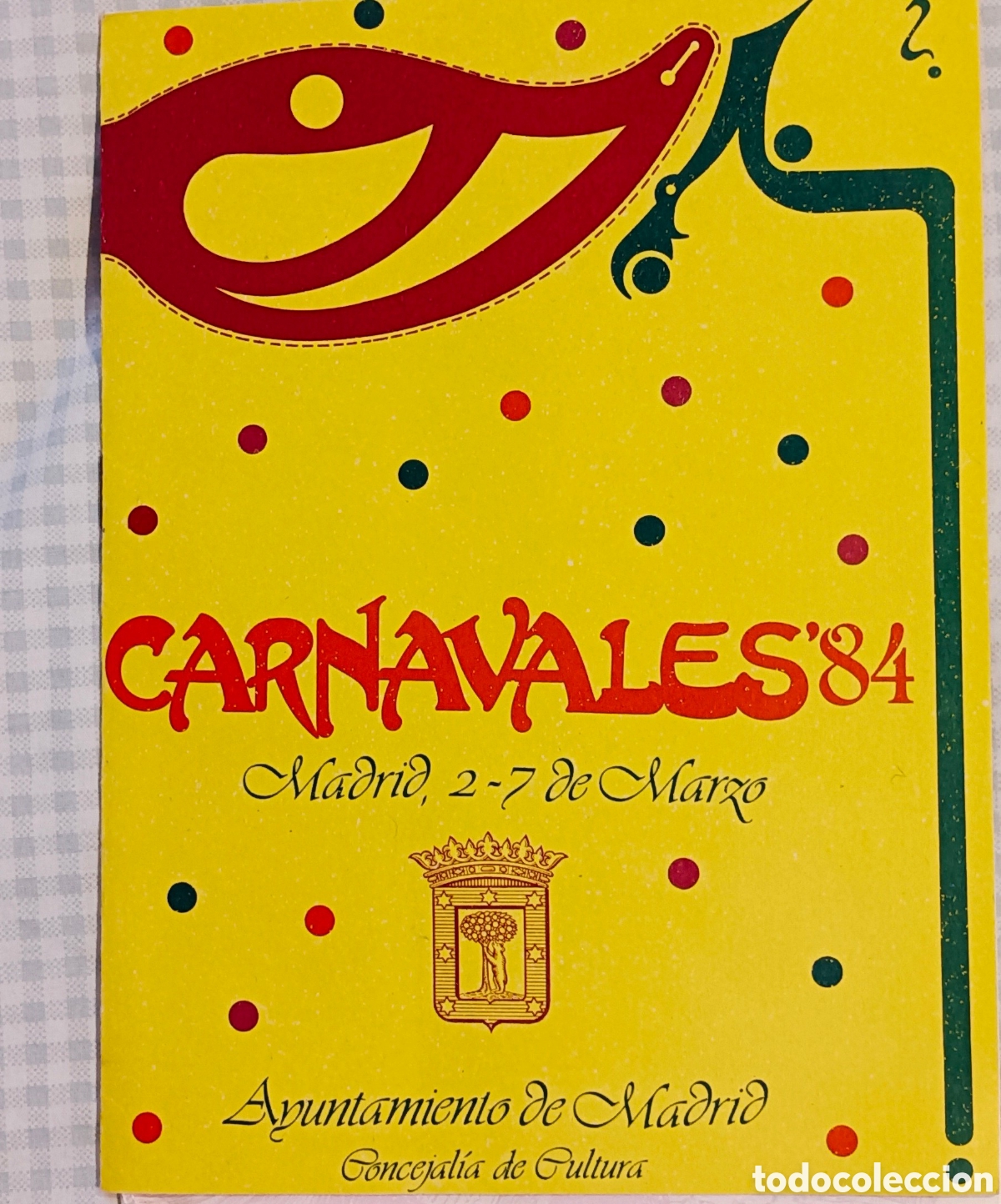 Cat&aacute;logos publicitarios: Programa carnavales Madrid 1984 - Foto 1