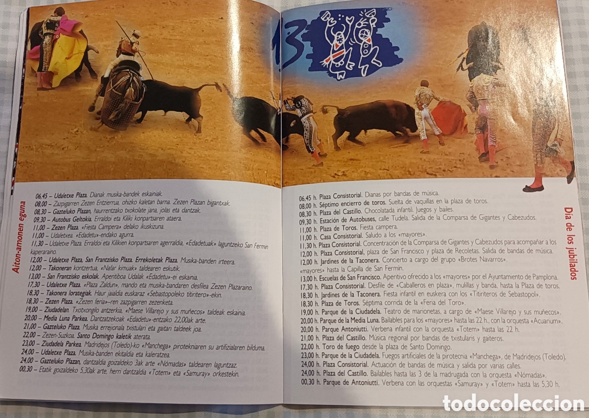 Cat&aacute;logos publicitarios: Programa Sanfermines 1990 Kukutxumutxu - Foto 3