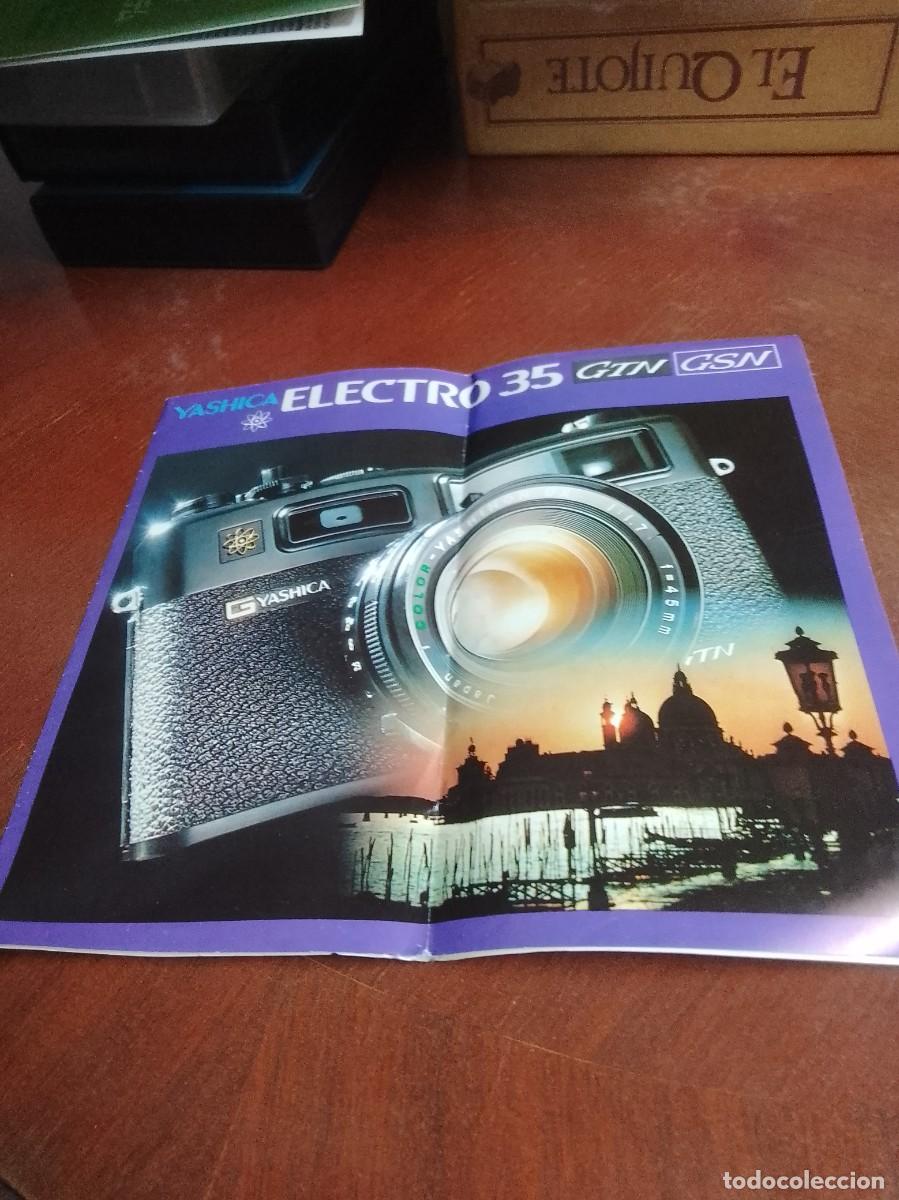 Advertising Catalogs: Folleto yashica eleyro 35