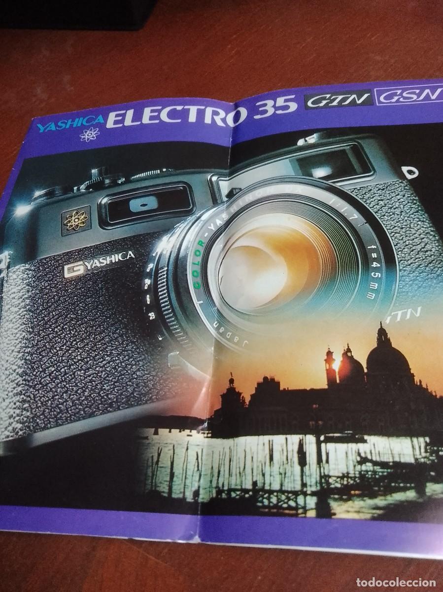 Cat&aacute;logos publicitarios: Folleto yashica eleyro 35 - Foto 2