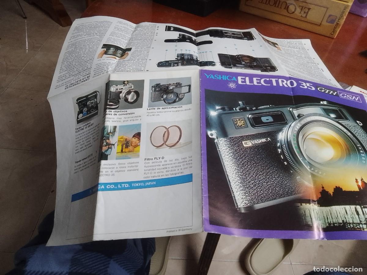 Cat&aacute;logos publicitarios: Folleto yashica eleyro 35 - Foto 6