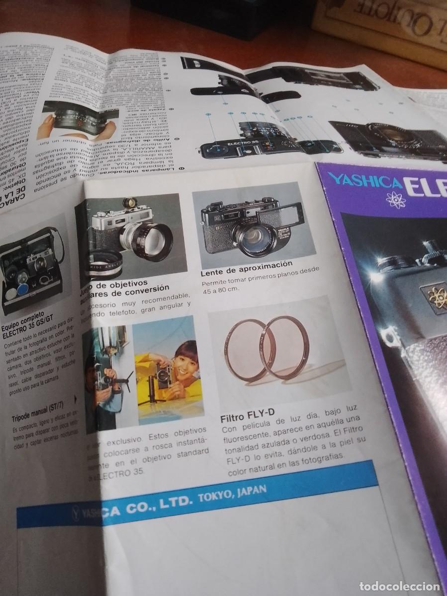 Cat&aacute;logos publicitarios: Folleto yashica eleyro 35 - Foto 7