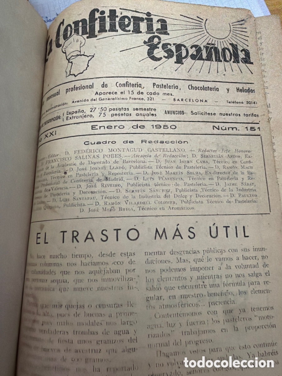 Cat&aacute;logos publicitarios: La confiter&iacute;a espa&ntilde;ola