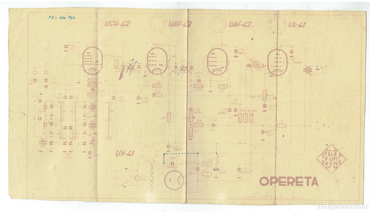 Catalogues publicitaires: ESQUEMA. TELEFUNKEN. OPERETA. (C/A30)