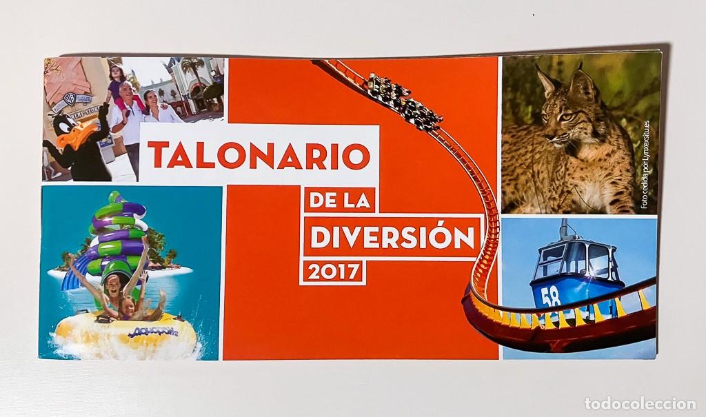Werbekataloge: TALONARIO DE LA DIVERSI&Oacute;N PARQUES REUNIDOS 2017