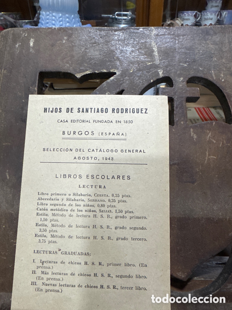Cat&aacute;logos publicit&aacute;rios: Selecci&oacute;n de cat&aacute;logo general agosto 1943