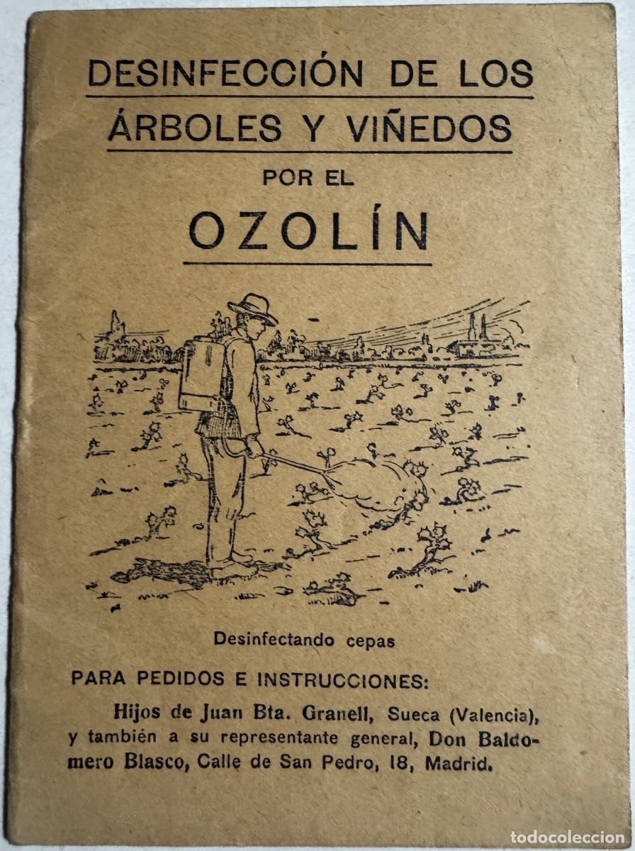 Cat&aacute;logos publicit&aacute;rios: FOLLETO LIBRITO - DESINFECCI&Oacute;N DE &Aacute;RBOLES Y VI&Ntilde;EDOS - OZOL&Iacute;N - DESINFECTANTE DE CEPAS
