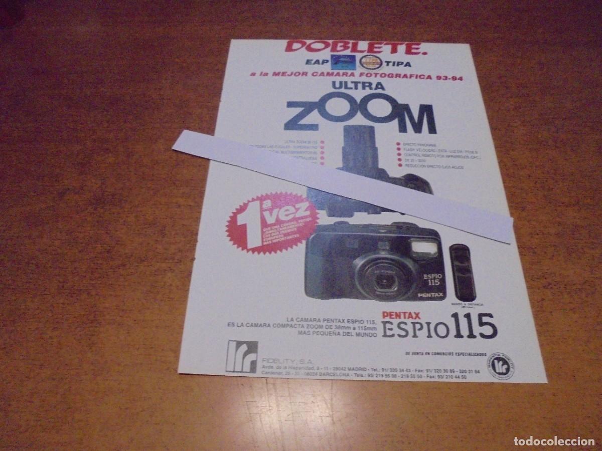 Advertising Catalogs: PUBLICIDAD 1994: PENTAX ESPIO 115 ULTRA ZOOM MEJOR C&Aacute;MARA FOTOGR&Aacute;FICA 93-94