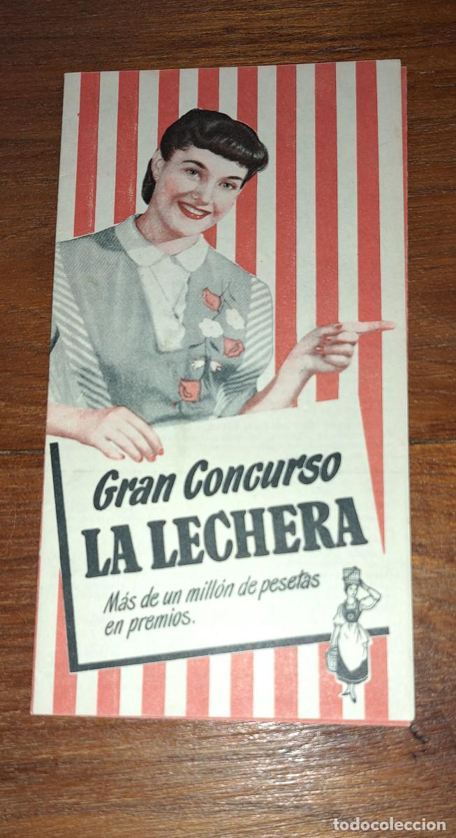 Cat&aacute;logos publicitarios: GRAN CONCURSO LA LECHERA - A&Ntilde;O 1953 - FOLLETO PUBLICITARIO
