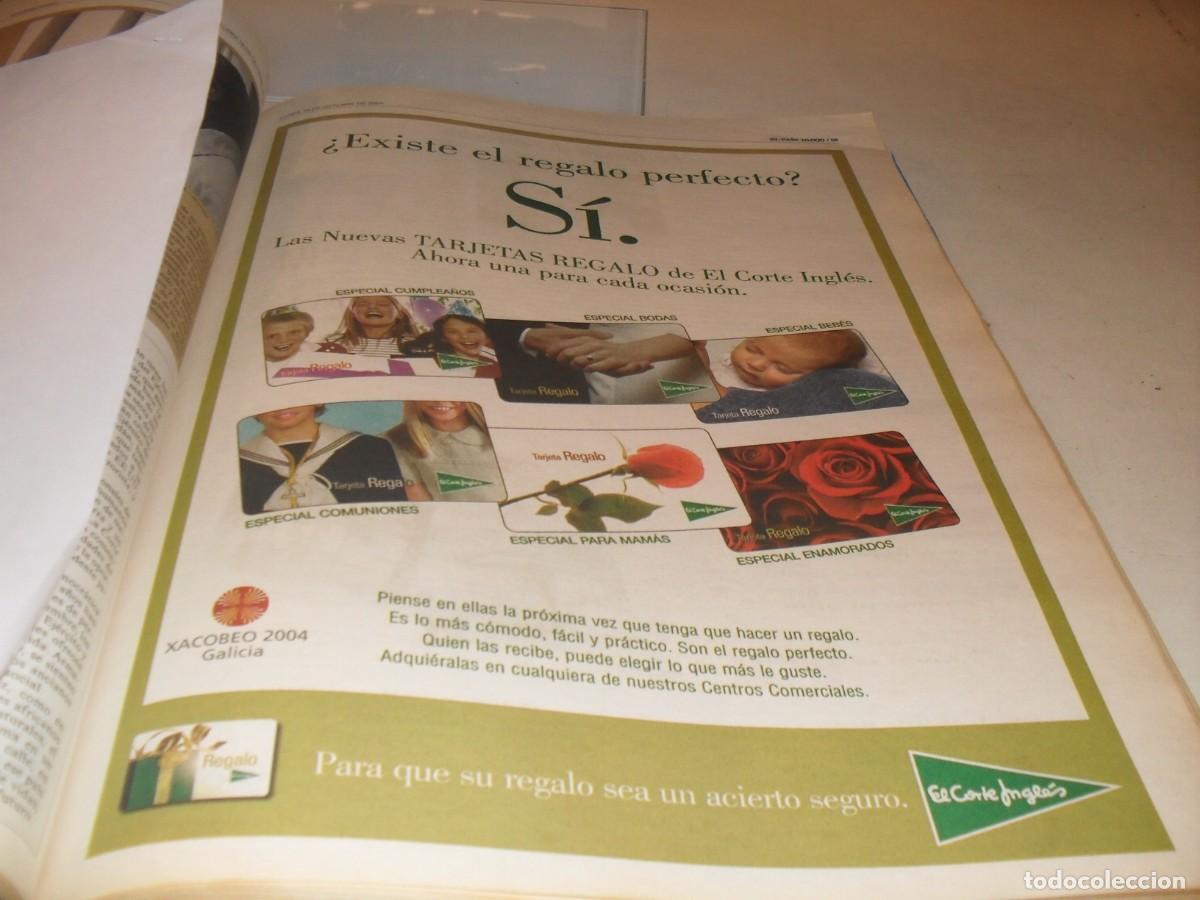 Cataloghi pubblicitari: BELLA LAMINA PUBLICITARIA,FORMATO PERIODICO:TARJETAS REGALO DEL CORTE INGLES,EL PAIS,2004