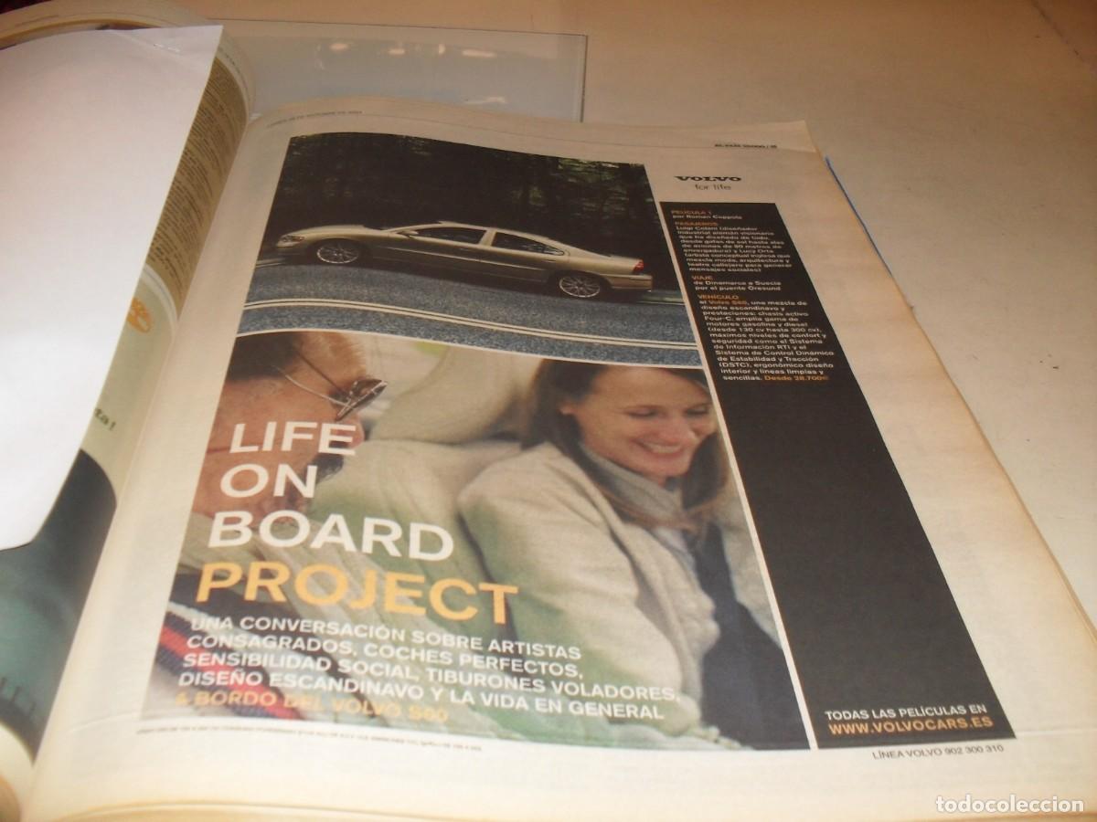 Cat&aacute;logos publicitarios: BELLA LAMINA PUBLICITARIA,FORMATO PERIODICO:VOLVO FOR LIFE,EL PAIS,2004