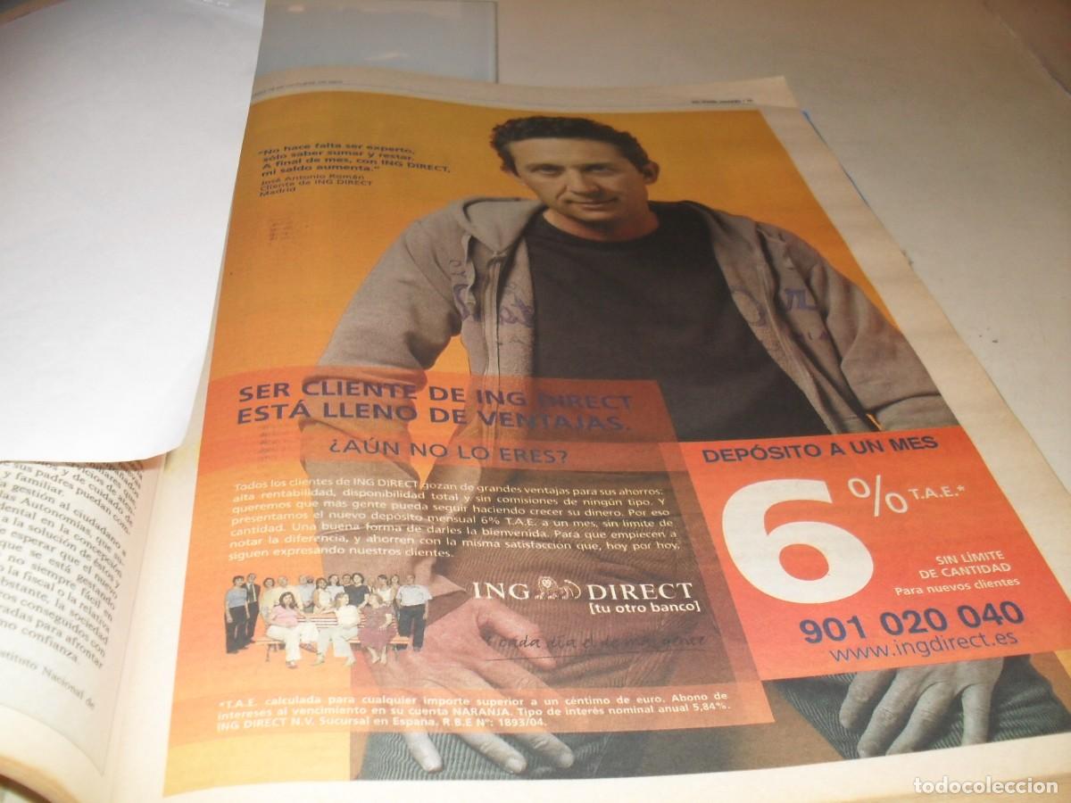 Advertising Catalogs: BELLA LAMINA PUBLICITARIA,FORMATO PERIODICO:IENG DIRET,(TU OTRO BANCO),EL PAIS,2004