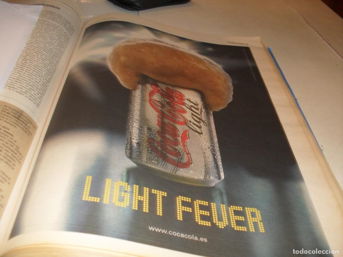 Advertising Catalogs: BELLA LAMINA PUBLICITARIA,FORMATO PERIODICO:COCACOLA LIGHT FEVER,EL PAIS,2004