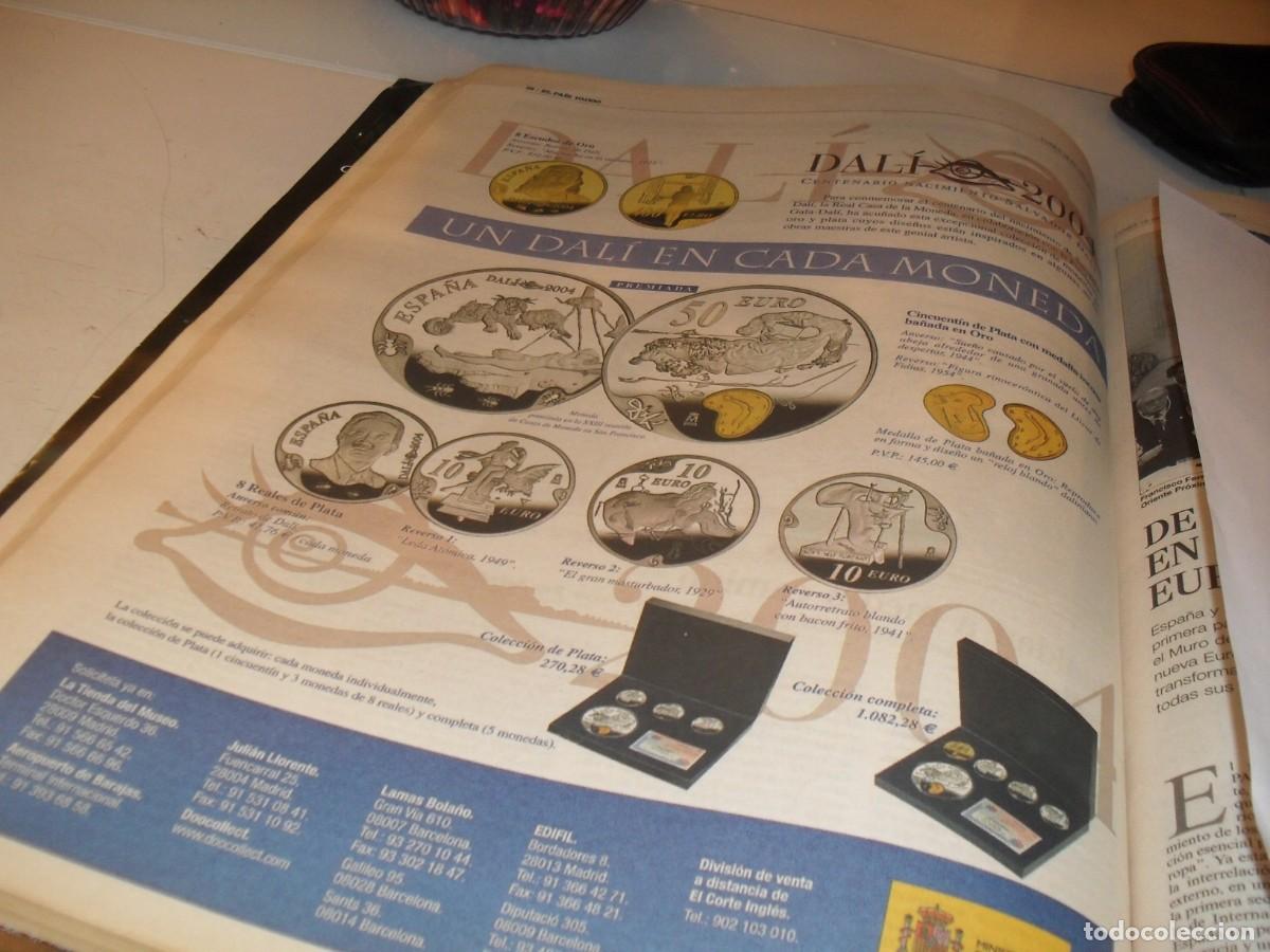 Advertising Catalogs: BELLA LAMINA PUBLICITARIA,FORMATO PERIODICO:UN DALI EN CADA MONEDA,EL PAIS,2004