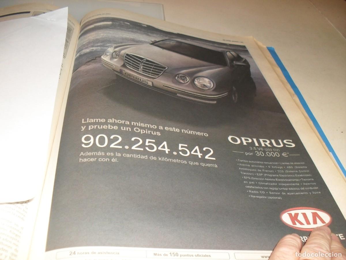 Cataloghi pubblicitari: BELLA LAMINA PUBLICITARIA,FORMATO PERIODICO,OPIRUS KIA,SORPRENDETE,EL PAIS,2004