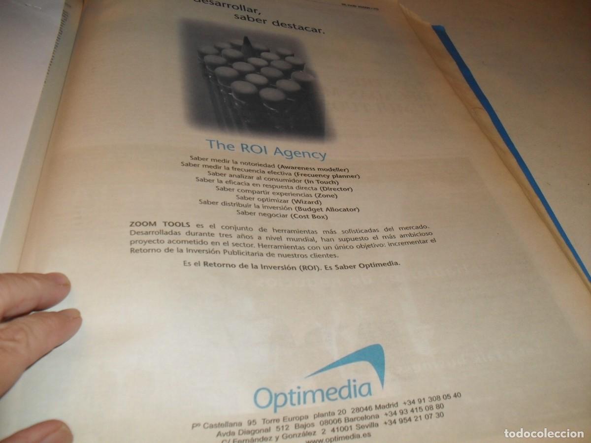 Cataloghi pubblicitari: BELLA LAMINA PUBLICITARIA,FORMATO PERIODICO,OPTIMEDIA,THE ROI AGENCY,EL PAIS,2004