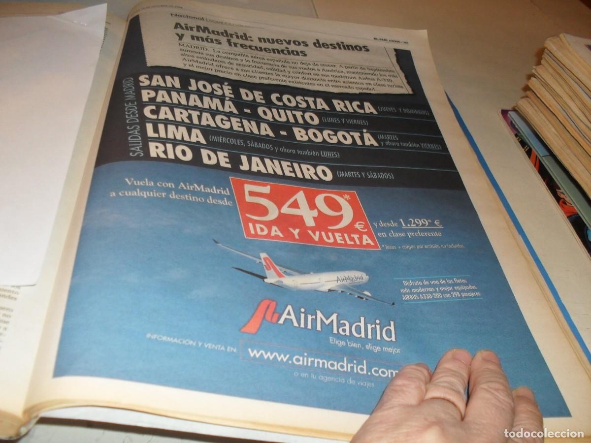 Advertising Catalogs: BELLA LAMINA PUBLICITARIA,FORMATO PERIODICO.VIAJES AIRMADRID,EL PAIS,2004