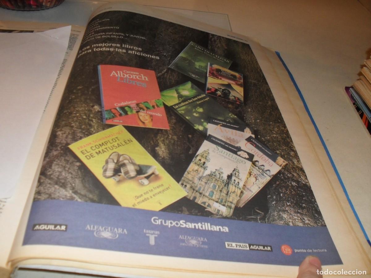 Advertising Catalogs: BELLA LAMINA PUBLICITARIA,FORMATO PERIODICO.GRUPOSANTILLANA,LOS MEJORES LIBROS,EL PAIS,2004