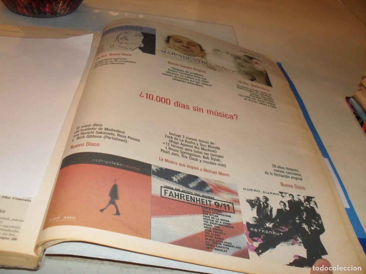 Cat&aacute;logos publicit&aacute;rios: BELLA LAMINA PUBLICITARIA,FORMATO PERIODICO.10.000 DIAS SIN MUSICA??,EL PAIS,2004