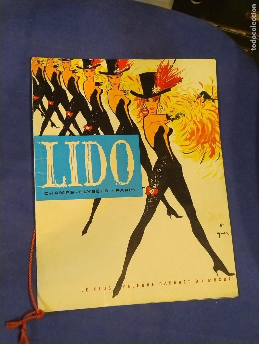 Werbekataloge: LIDO CHAMPS ELYSSES. PARIS. 1929-1945 Revista Folleto Cabaret Campos El&iacute;seos Par&iacute;s