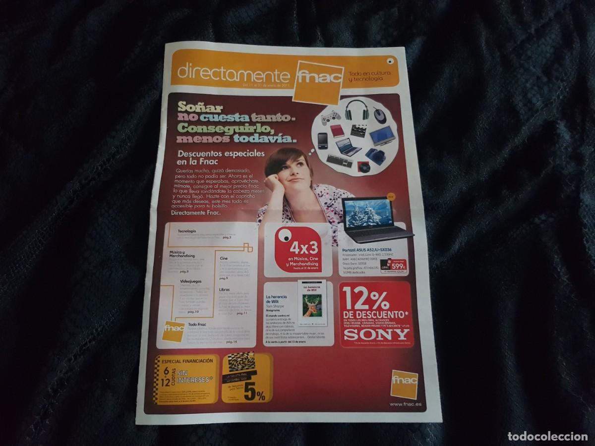 Werbekataloge: FNAC Cat&aacute;logo publicitario enero 2011, todo en cultura y tecnolog&iacute;a