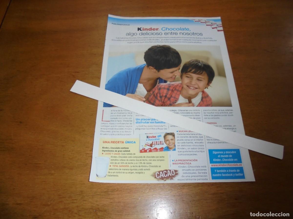 Cat&aacute;logos publicitarios: PUBLICIDAD 2013: KINDER CHOCOLATE - Foto 1