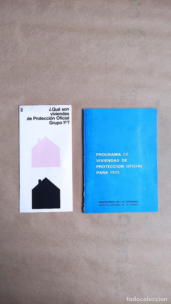 Cat&aacute;logos publicitarios: PROGRAMA DE VIVIENDAS DE PROTECCION OFICIAL PARA 1975 - Foto 1