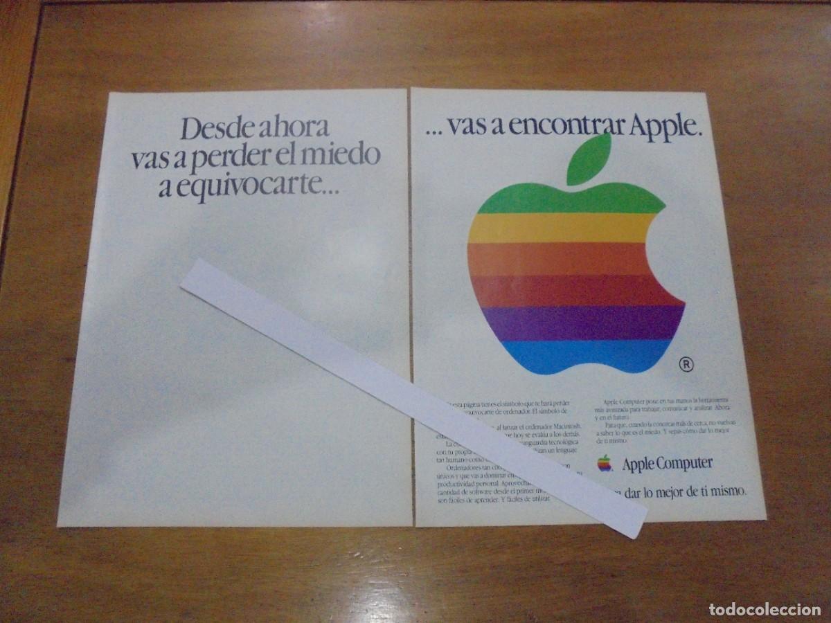 Cat&aacute;logos publicitarios: PUBLICIDAD 1987: APPLE COMPUTER - Foto 1