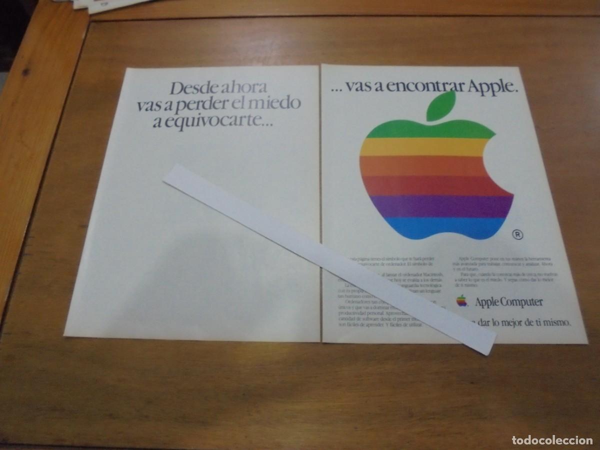 Cat&aacute;logos publicitarios: PUBLICIDAD 1987: APPLE COMPUTER - Foto 2