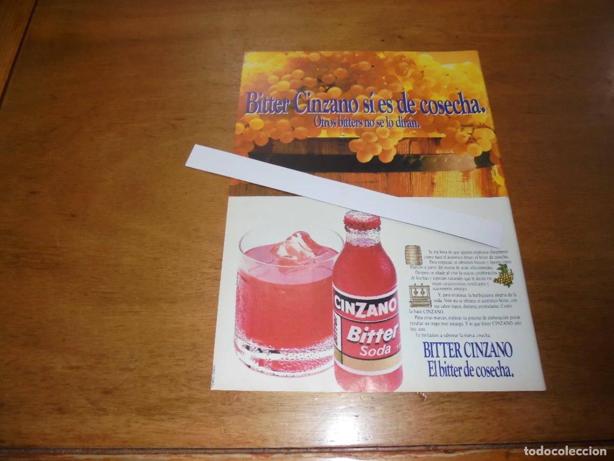 Cat&aacute;logos publicitarios: PUBLICIDAD 1987: CINZANO BITTER - Foto 1