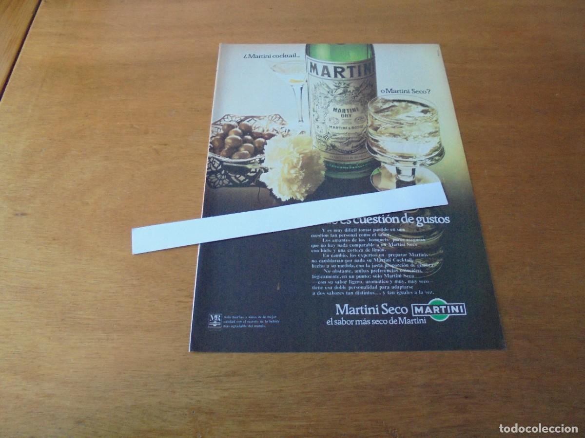 Cat&aacute;logos publicitarios: PUBLICIDAD 1978: MARTINI SECO - Foto 1
