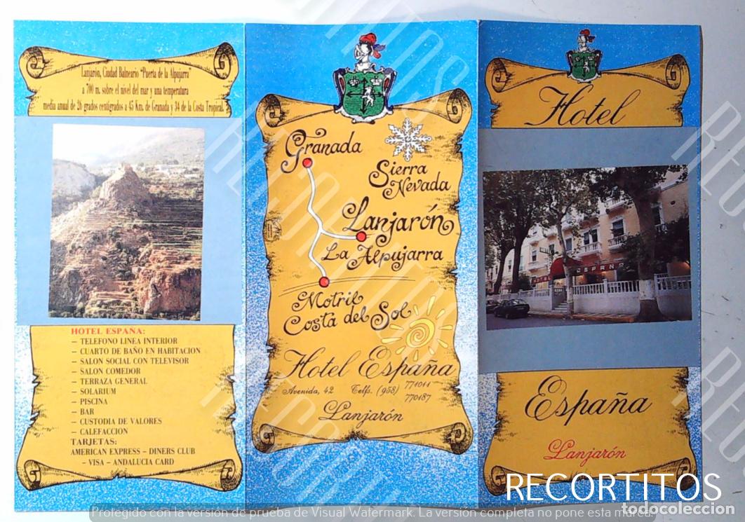 Cat&aacute;logos publicitarios: LANJARON HOTEL ESPA&Ntilde;A - Foto 1