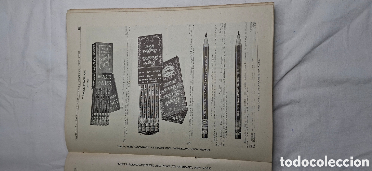 Cat&aacute;logos publicitarios: Cat&aacute;logo original de productos del 1913. - Foto 3