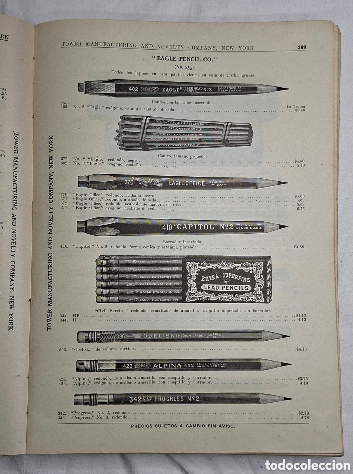 Cat&aacute;logos publicitarios: Cat&aacute;logo original de productos del 1913. - Foto 5