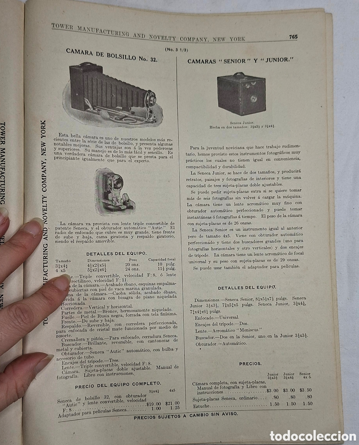 Cat&aacute;logos publicitarios: Cat&aacute;logo original de productos del 1913. - Foto 7