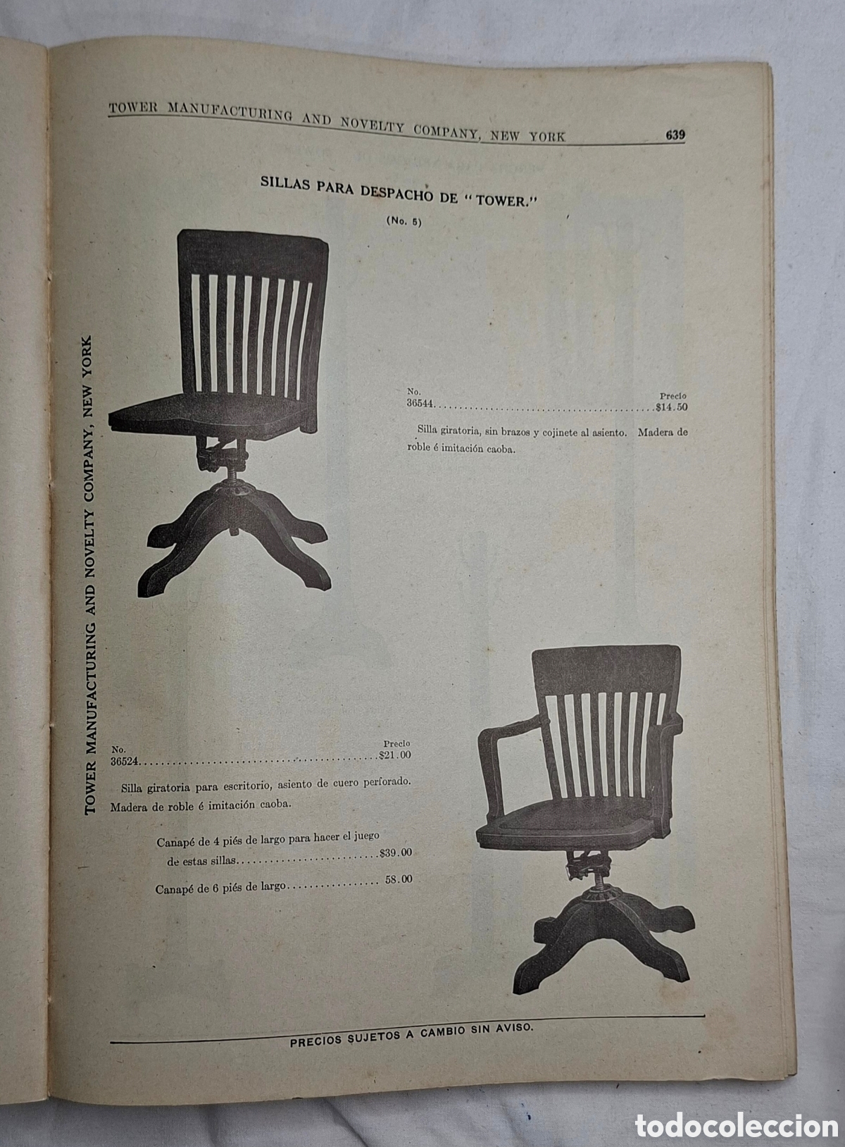 Cat&aacute;logos publicitarios: Cat&aacute;logo original de productos del 1913. - Foto 8