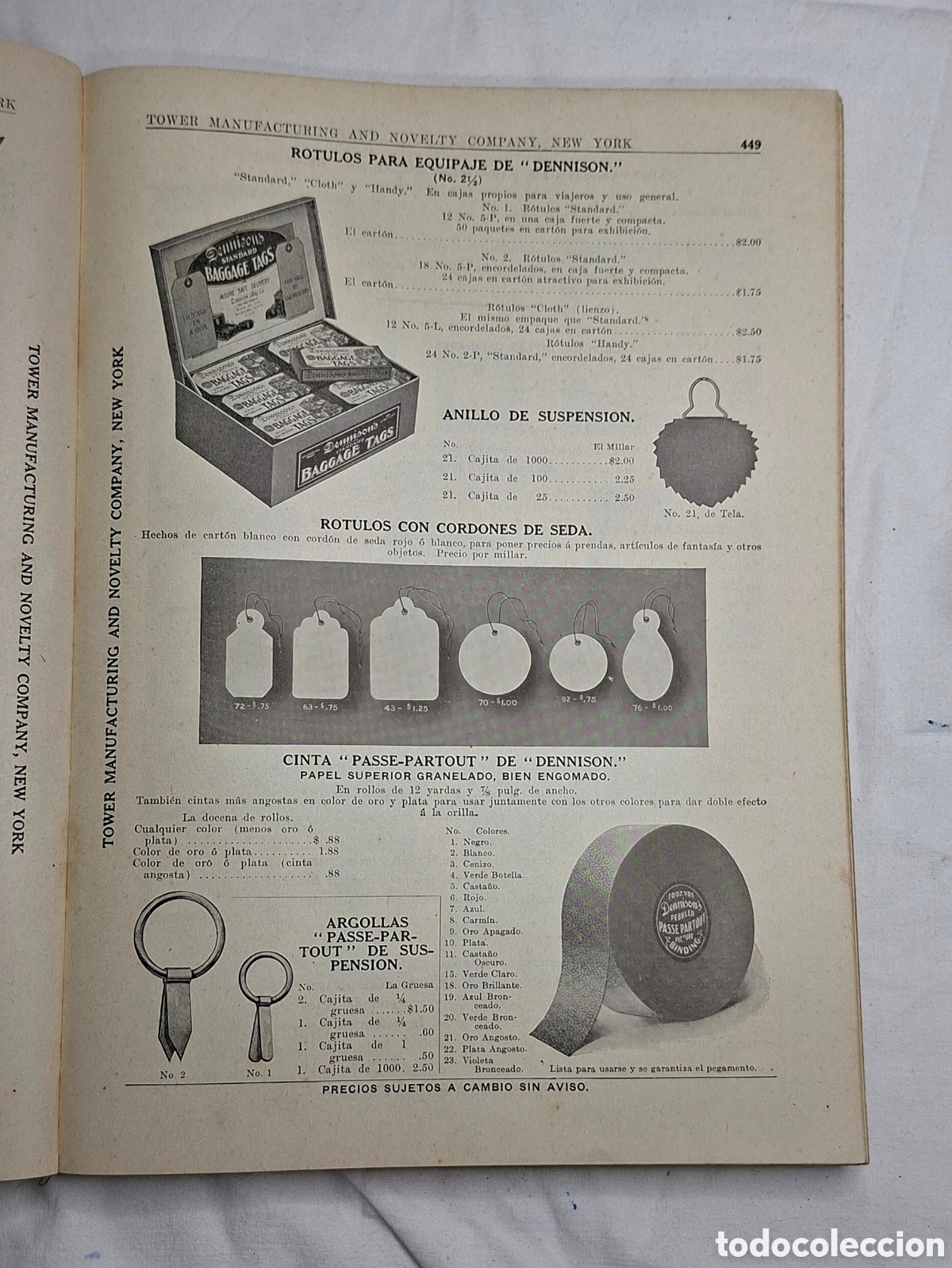 Cat&aacute;logos publicitarios: Cat&aacute;logo original de productos del 1913. - Foto 11