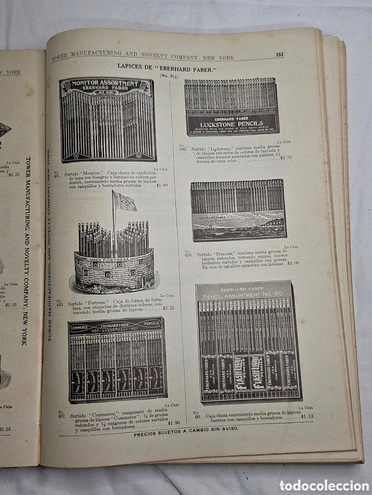 Cat&aacute;logos publicitarios: Cat&aacute;logo original de productos del 1913. - Foto 13