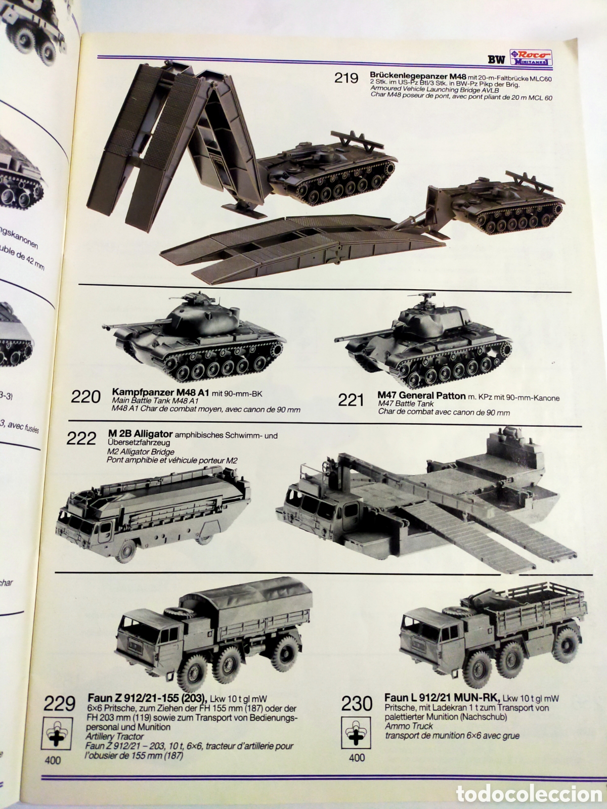 Cat&aacute;logos publicitarios: Cat&aacute;logo Roco Minitanks 1988 - Foto 5