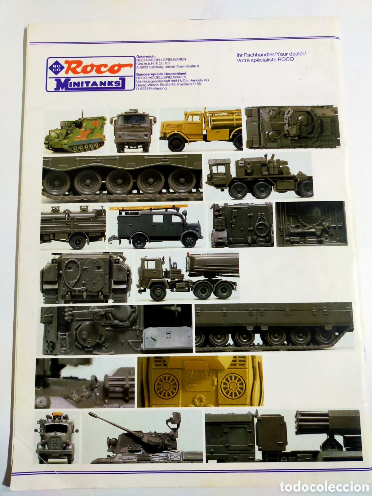 Cat&aacute;logos publicitarios: Cat&aacute;logo Roco Minitanks 1988 - Foto 6