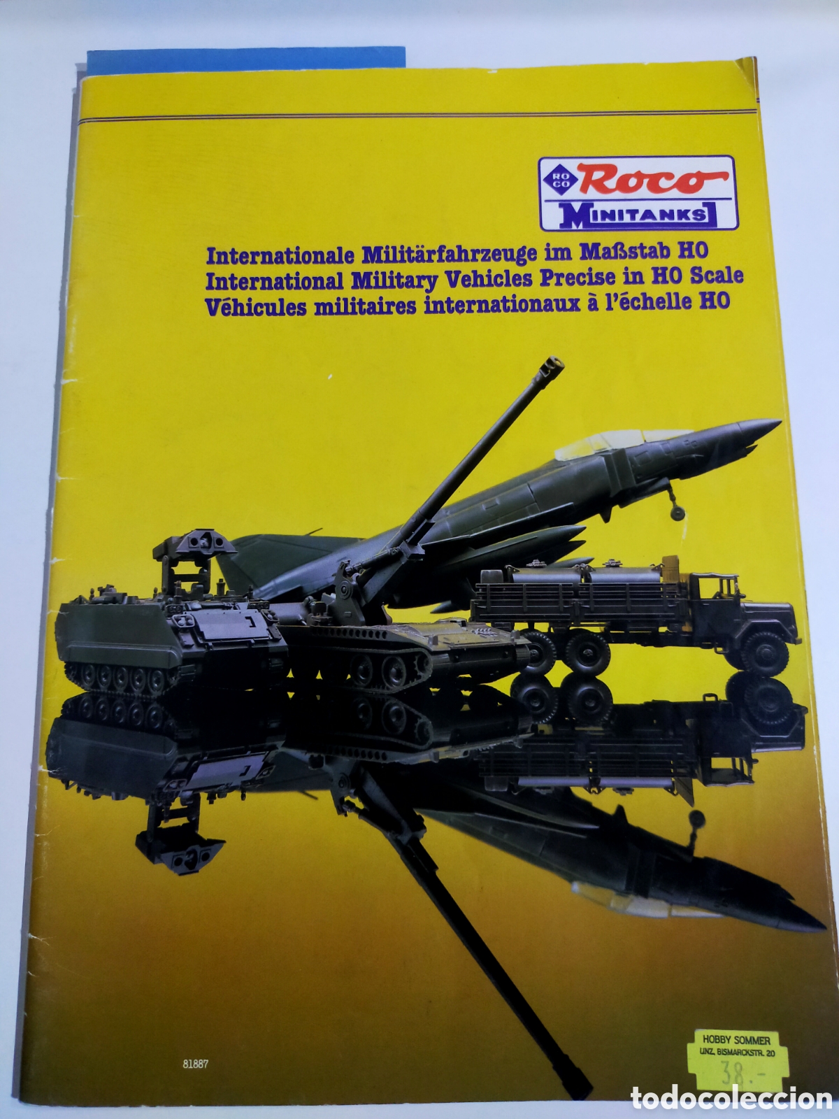 Cat&aacute;logos publicitarios: Cat&aacute;logo Roco Minitanks 1988 - Foto 1
