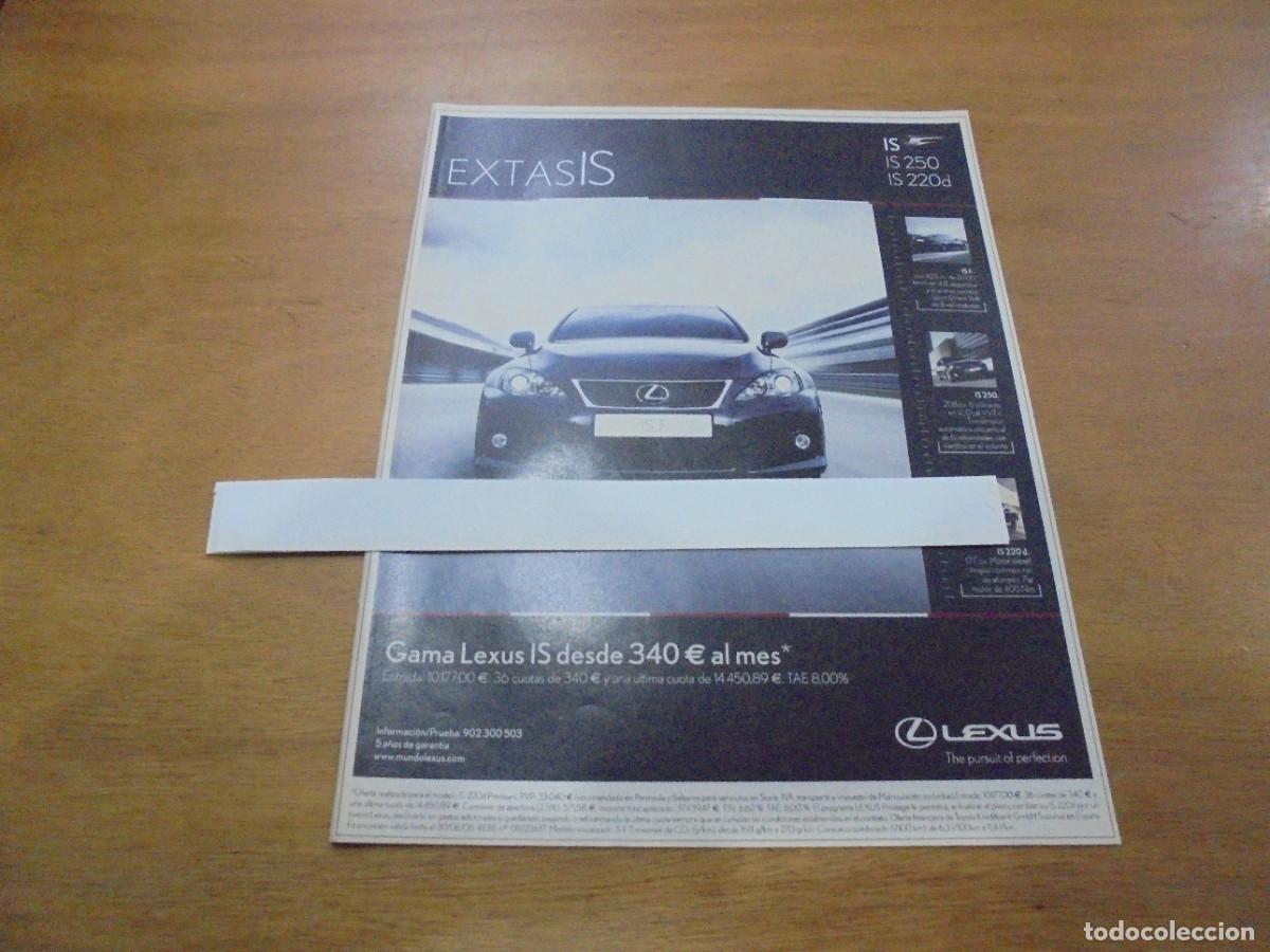 Cat&aacute;logos publicitarios: PUBLICIDAD 2008: LEXUS IS - Foto 1