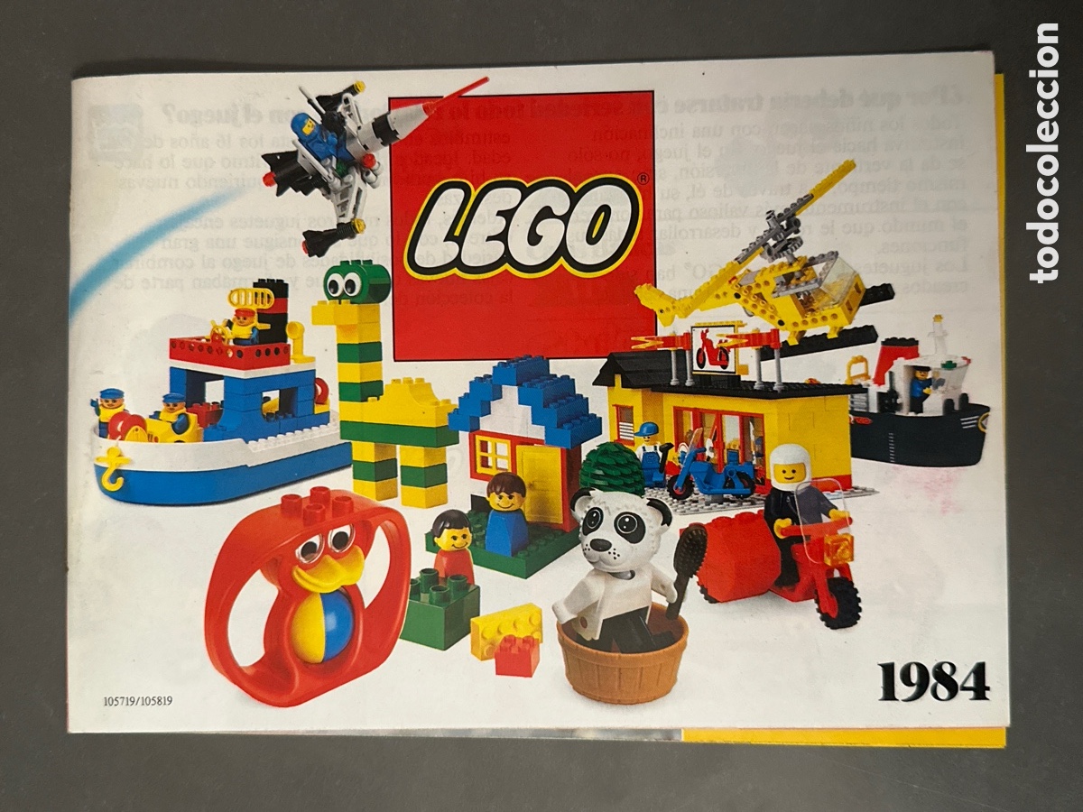 Cat&aacute;logos publicitarios: CAT&Aacute;LOGO DE LEGO A&Ntilde;O 1984 - Foto 1