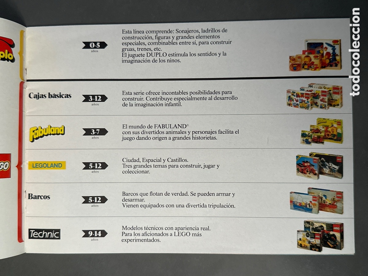 Cat&aacute;logos publicitarios: CAT&Aacute;LOGO DE LEGO A&Ntilde;O 1983 - Foto 3