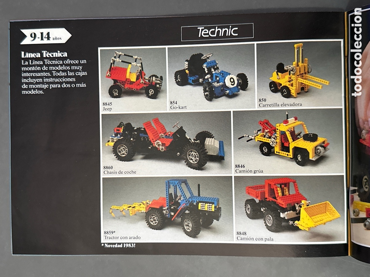 Cat&aacute;logos publicitarios: CAT&Aacute;LOGO DE LEGO A&Ntilde;O 1983 - Foto 6