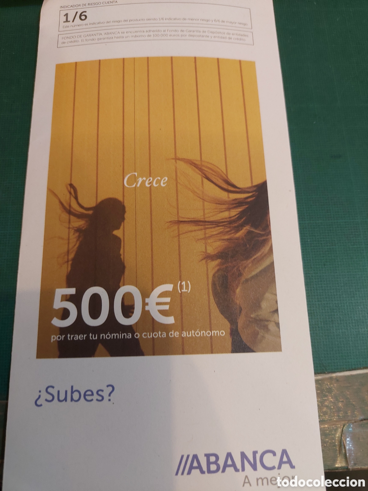 Cat&aacute;logos publicitarios: PUBLICIDAD A BANCA DIPTICO - Foto 1
