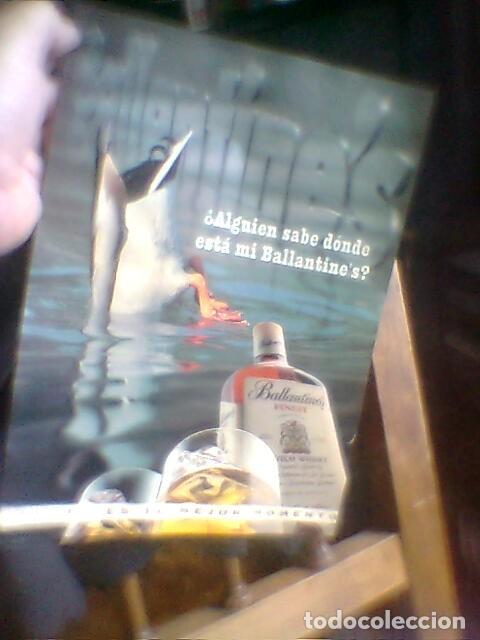 Cat&aacute;logos publicitarios: Ballantine&acute;s guisquie - La garza obcecada - poster promo whisky procd revista 90&acute;s -A4 aprox