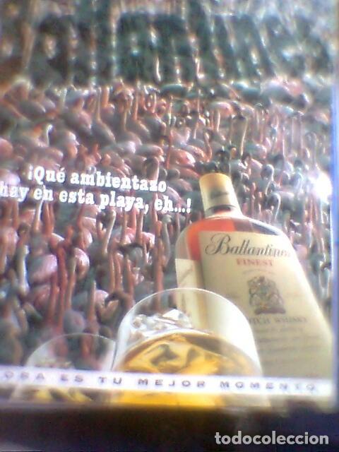 Cat&aacute;logos publicitarios: Ballantine&acute;s guisquie - Flamenquines muy flamencos - poster promo whisky proc revista 90&acute;s -A4 aprox