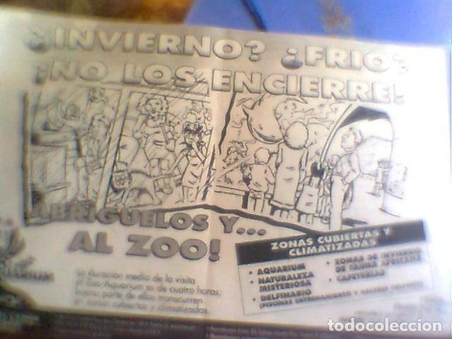 Cataloghi pubblicitari: Zoo de Madrid - Flyer promo.. no lo encierre - recorte revista a&ntilde;os 90&acute;s - aquarium, delfinario...