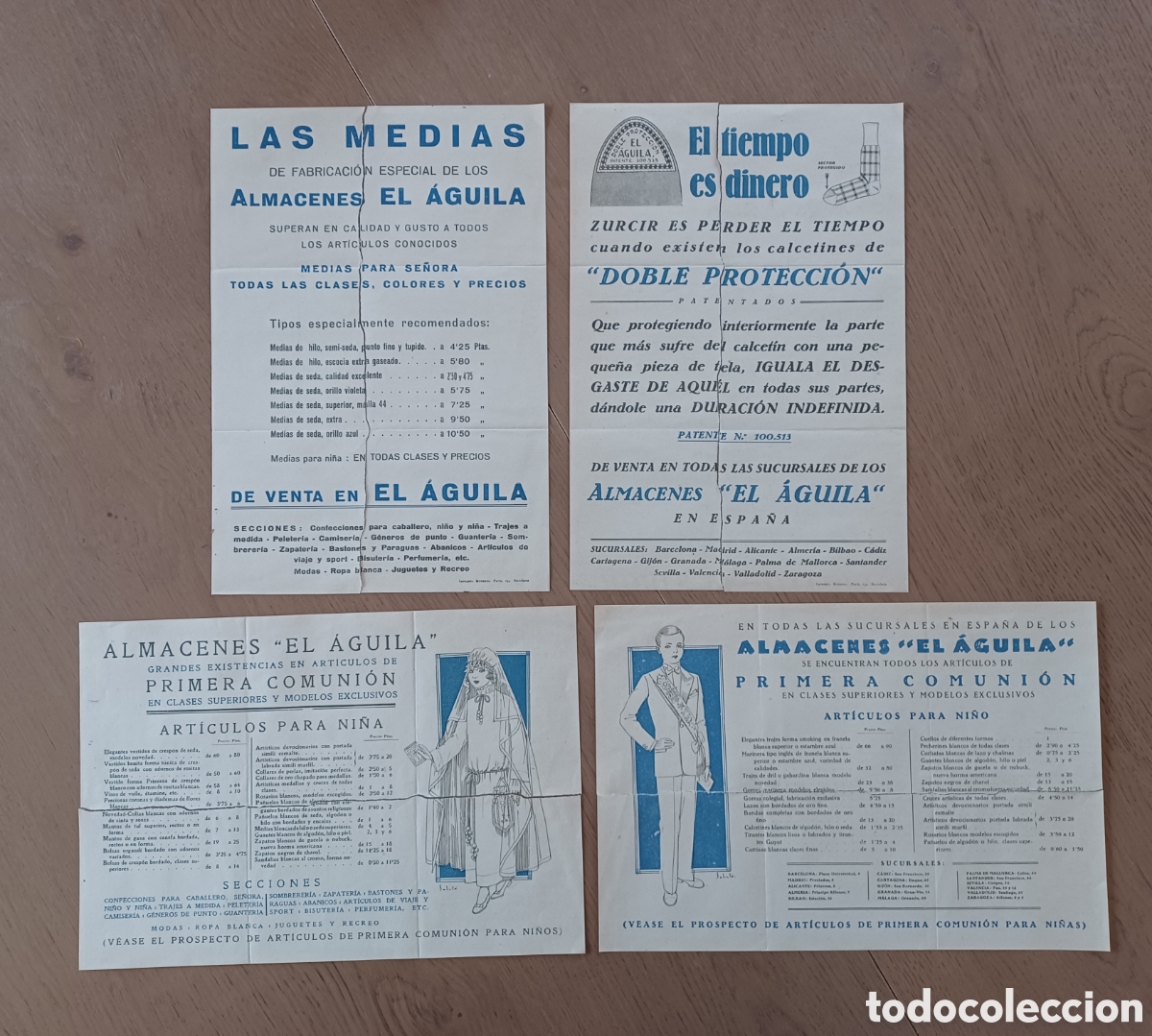 Cat&aacute;logos publicitarios: Publicidad Almacenes el Aguila.